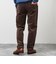 【豊富なサイズ展開/S～XL】コール裏フリースストレッチイージーパンツ