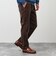 【豊富なサイズ展開/S～XL】コール裏フリースストレッチイージーパンツ