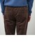 【豊富なサイズ展開/S～XL】コール裏フリースストレッチイージーパンツ