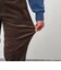【豊富なサイズ展開/S～XL】コール裏フリースストレッチイージーパンツ