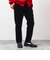 【豊富なサイズ展開/S～XL】コール裏フリースストレッチイージーパンツ