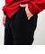 【豊富なサイズ展開/S～XL】コール裏フリースストレッチイージーパンツ