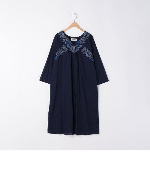 ホワイト パステルフラワー刺繍のヨークワンピース Market】ヨークフラワー刺繍ワンピース｜コーエンの通販｜&mall