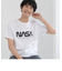 【メンズ】USAコットンNASAグラフィックプリントTシャツ