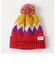 【coen キッズ / ジュニア】ジャガードポンポンワッチ(ニット帽)