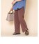 【WEB限定】ストレートスリットリブパンツ#