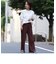 【WEB限定】ストレートスリットリブパンツ#
