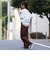 【WEB限定】ストレートスリットリブパンツ#