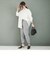 【WEB限定】［洗える］マシュマロミラノリブジョガーパンツ（セットアップ対応可能）