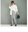 【WEB限定】［洗える］マシュマロミラノリブジョガーパンツ（セットアップ対応可能）