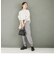 【WEB限定】［洗える］マシュマロミラノリブジョガーパンツ（セットアップ対応可能）