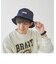 ワンポイント入りバケットハット
