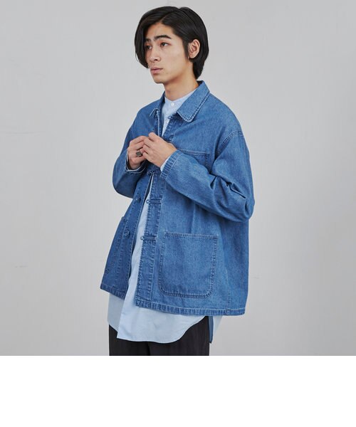 ビッグシルエットデニムチャイナシャツ｜コーエンの通販｜&mall