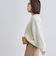 カールヤーンアゼ編みニット