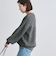 カールヤーンアゼ編みニット