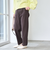 コンフォートバックサテンベイカーパンツ(WEB限定サイズ)