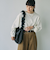 ギャザーハンドルショルダーバッグ