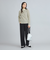 総針モックネックニット