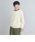 ニットリブカラー裏毛スウェット