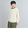 ニットリブカラー裏毛スウェット
