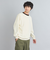 ニットリブカラー裏毛スウェット