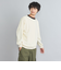 ニットリブカラー裏毛スウェット