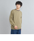 ニットリブカラー裏毛スウェット