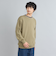 ニットリブカラー裏毛スウェット