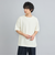 リップルフェイクレイヤードヘンリーネックTシャツ