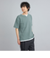 リップルフェイクレイヤードヘンリーネックTシャツ