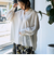 バックシャーリングスキッパーブラウス