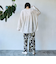バックシャーリングスキッパーブラウス