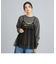 チュールキャミ付きロックTシャツ