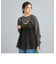チュールキャミ付きロックTシャツ