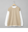 フェイクレイヤードワッフルロングスリーブTシャツ