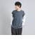フェイクレイヤードワッフルロングスリーブTシャツ