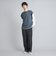 フェイクレイヤードワッフルロングスリーブTシャツ