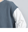 フェイクレイヤードワッフルロングスリーブTシャツ