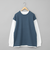 フェイクレイヤードワッフルロングスリーブTシャツ