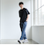 【RONEL】ワイドクルーネックTシャツ