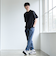【RONEL】ワイドクルーネックTシャツ