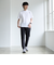 【RONEL】ジャケットネックTシャツ