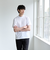 【RONEL】ジャケットネックTシャツ