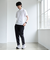 【RONEL】ジャケットネックTシャツ