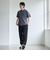 【RONEL】ジャケットネックTシャツ