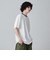 カラーリブニットネックTシャツ