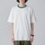 カラーリブニットネックTシャツ