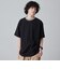 カラーリブニットネックTシャツ