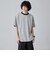 カラーリブニットネックTシャツ