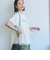 チュールキャミ付きロゴTシャツ